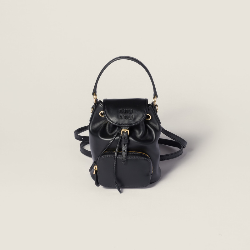 Leather mini-backpack 1