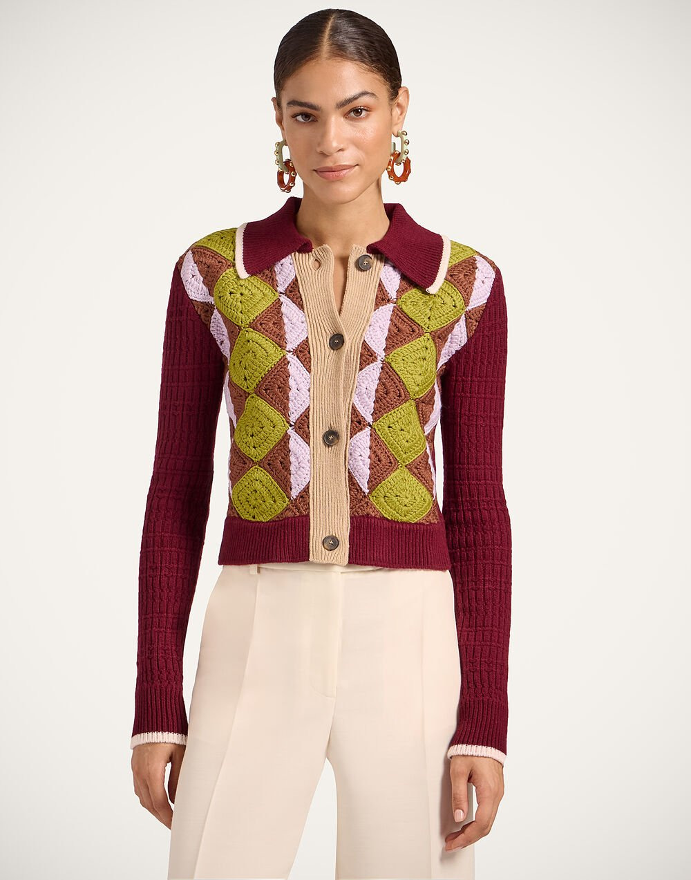 Crochet Mini Cardigan - 2