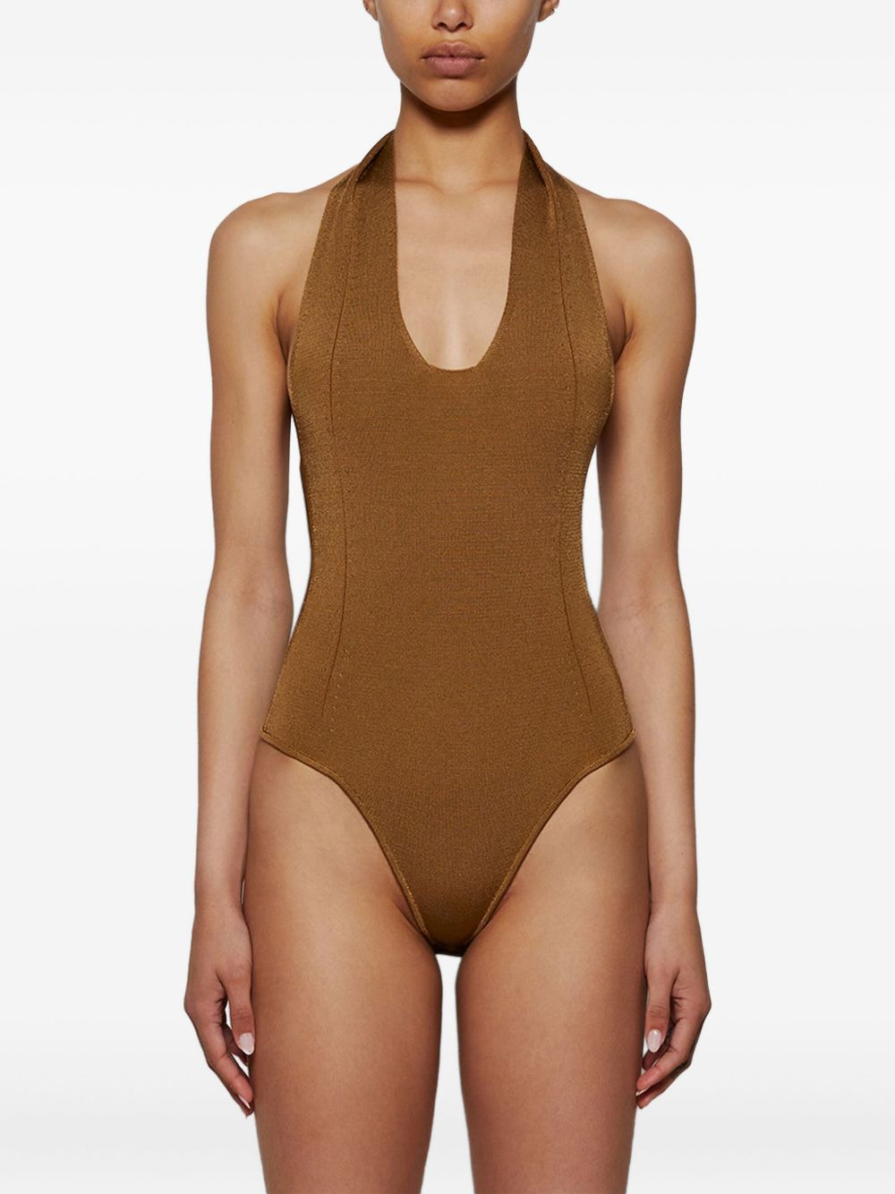 Toto halter-neck bodysuit - 3