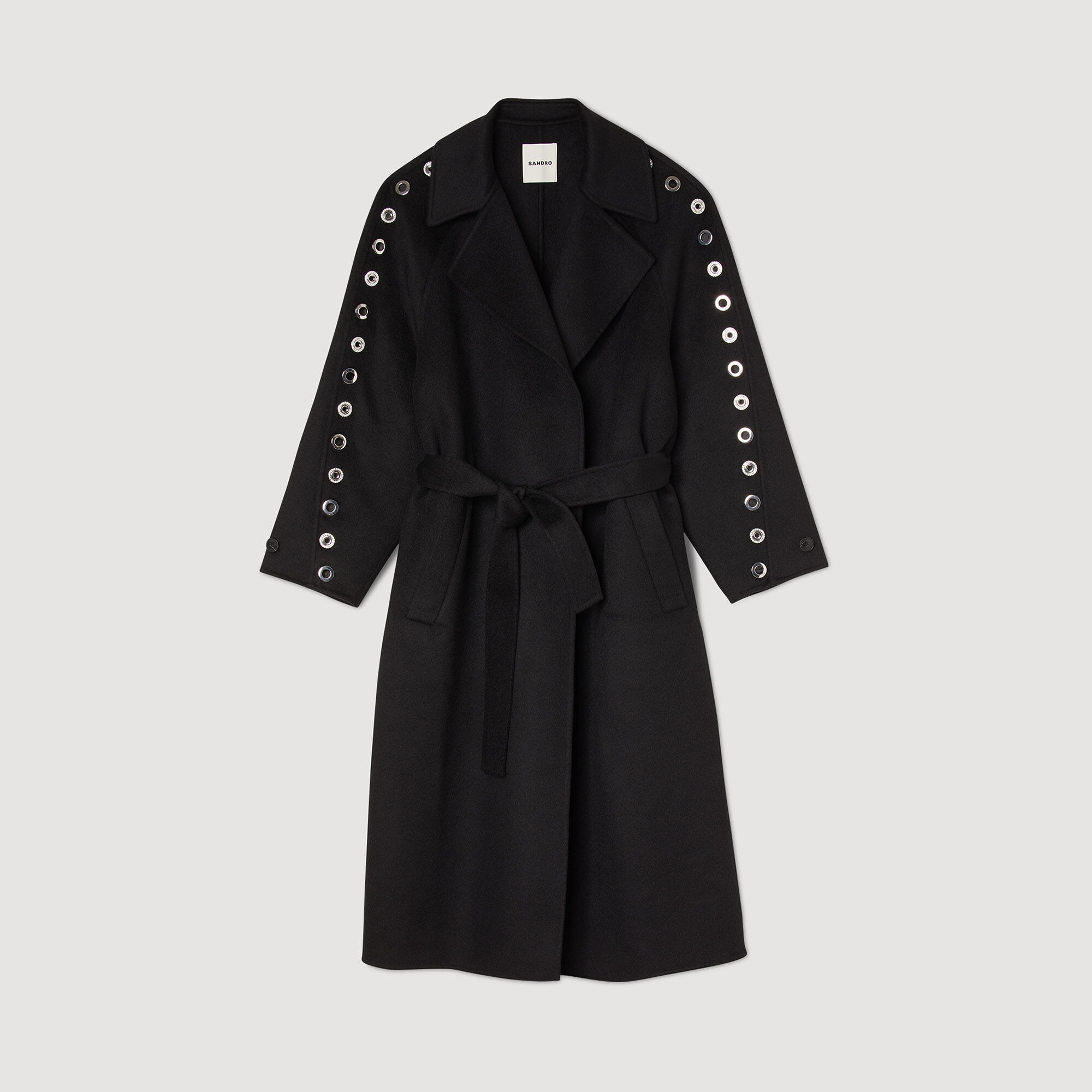 EYELET TRENCH COAT - 1
