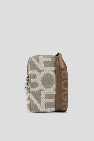 BOGNER PANY JOHANNA SMARTPHONE POUCH IN BEIGE/WHITE outlook