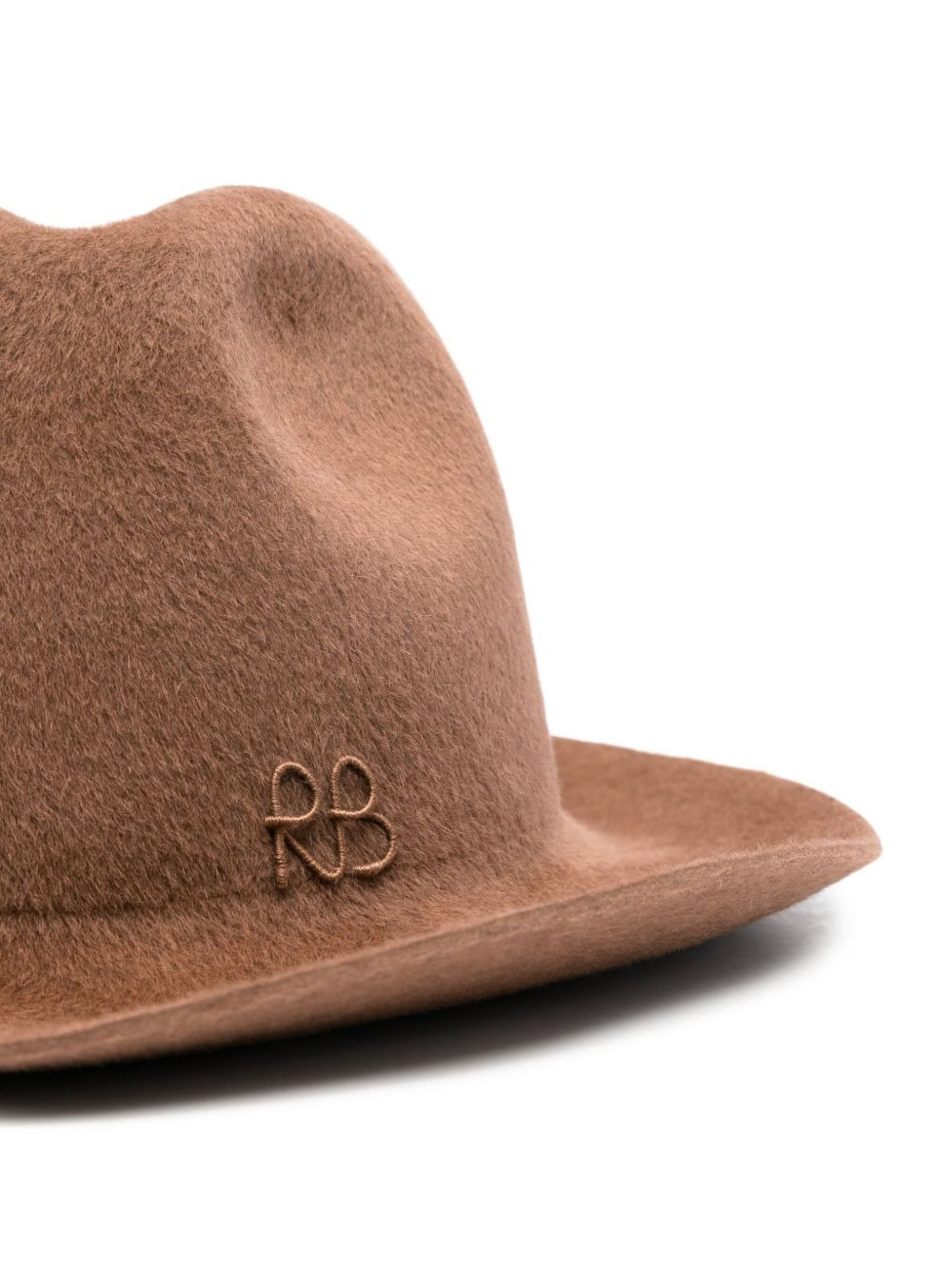 felt logo fedora hat - 2
