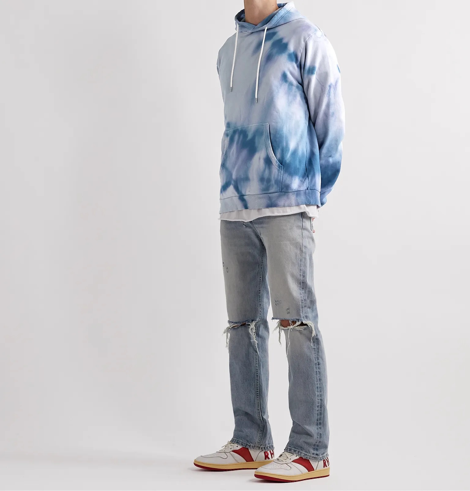 Beach Tie-Dyed Loopback Cotton-Jersey Hoodie - 2