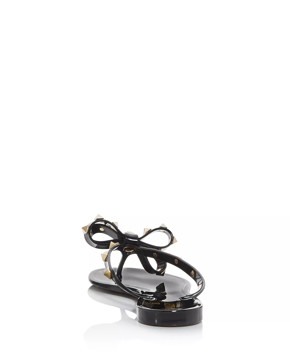 Women's Summer Rockstud PVC Thong Sandals - 5