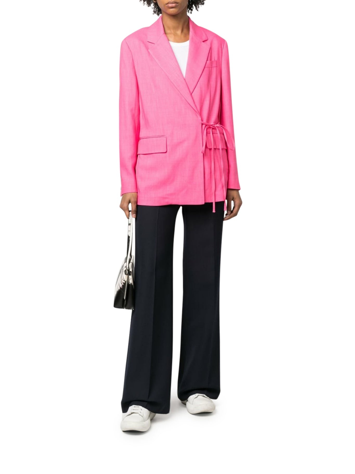 ジャケット MSGM SS23 VISCOSE BLAZER (3441MDG12_23710104) Msgm Viscose Blend Blazer In Beige - 40% Off | Editorialist
