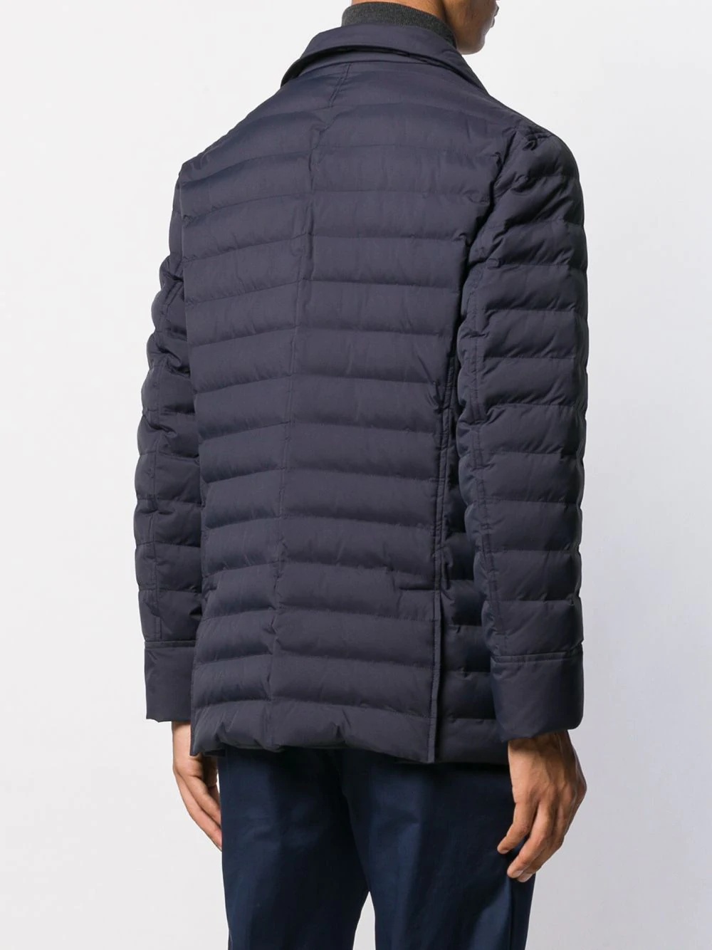 double-breasted padded jacket - 4