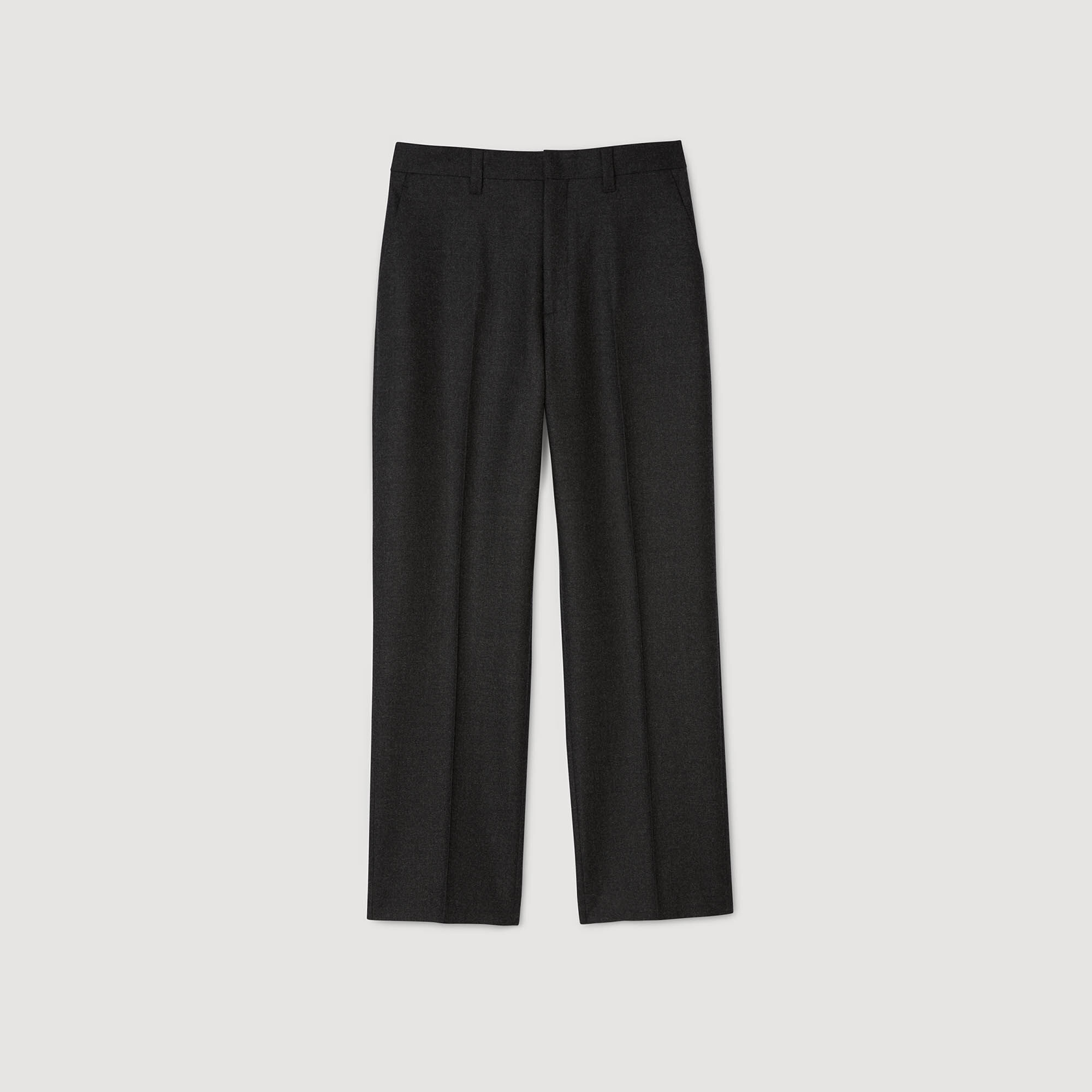 WOOL SUIT TROUSERS - 6