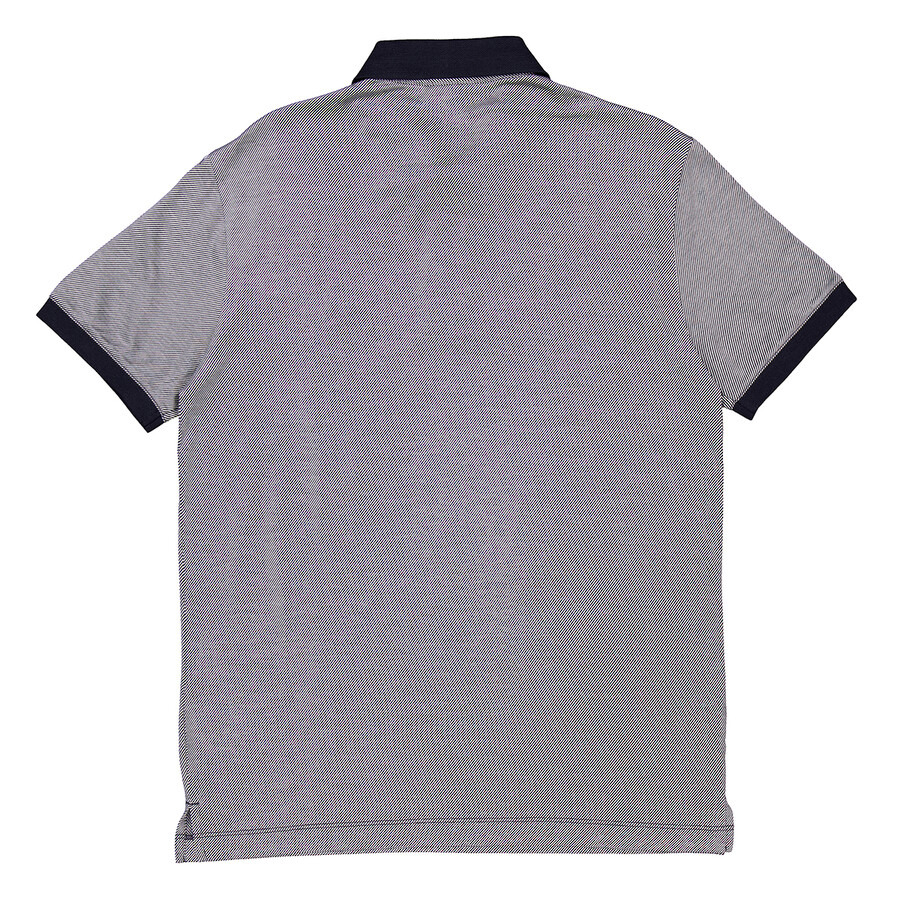 Emporio Armani Lyocell-Blend Striped Polo Shirt - 3