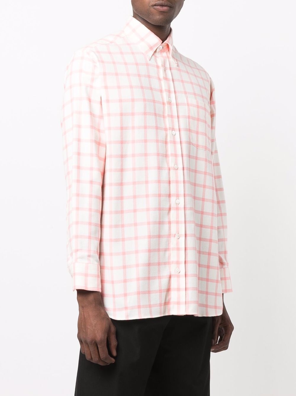 Roma check-print shirt - 3