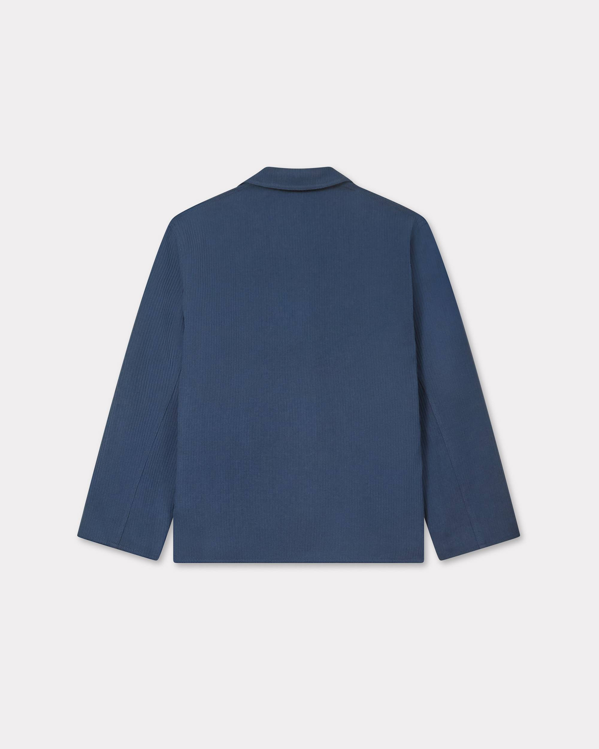 'KENZO Archive Bouquet' embroidered workwear jacket in ribbed cotton - 2