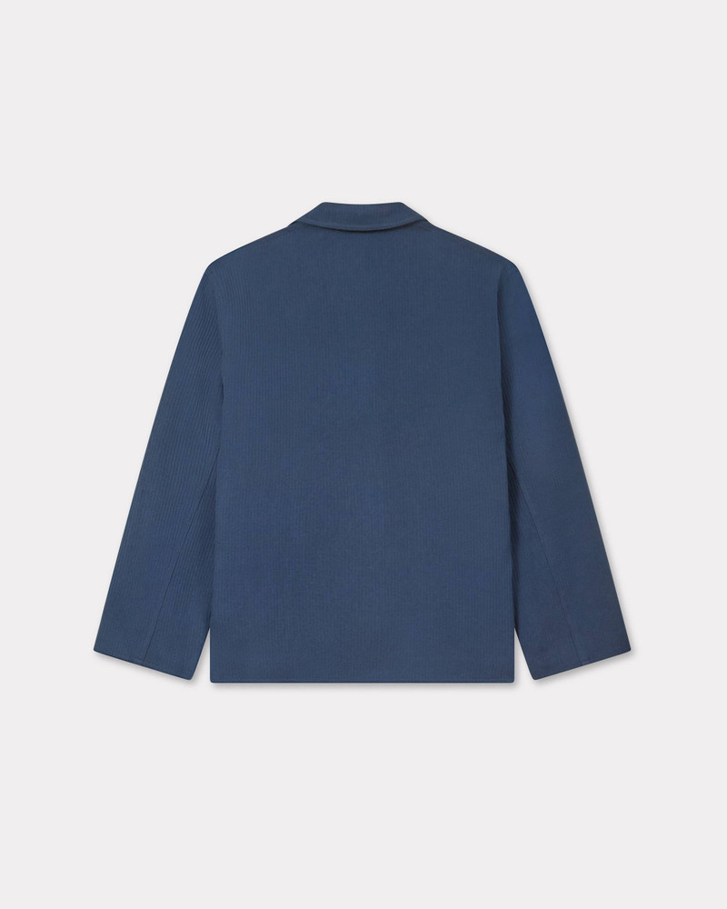 KENZO 'KENZO Archive Bouquet' embroidered workwear jacket in ribbed cotton outlook