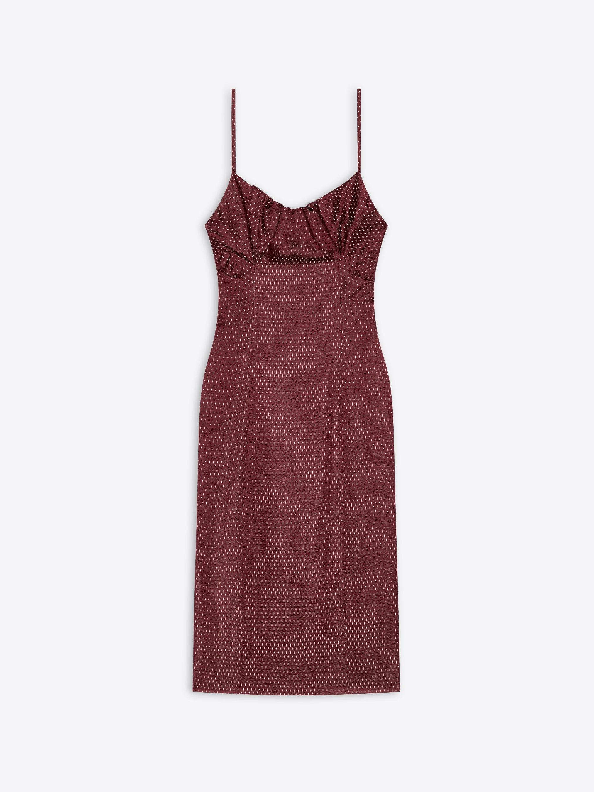 JACQUARD SLIP DRESS - 1