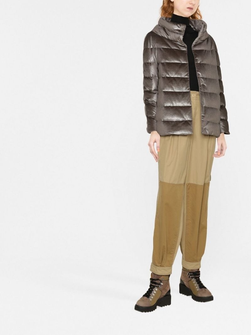 quilted zipped puffer jacket - 2