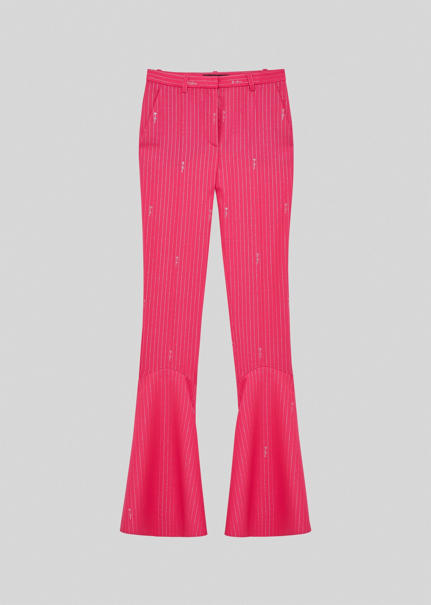 GV Signature Pinstripe Flared Pants - 1