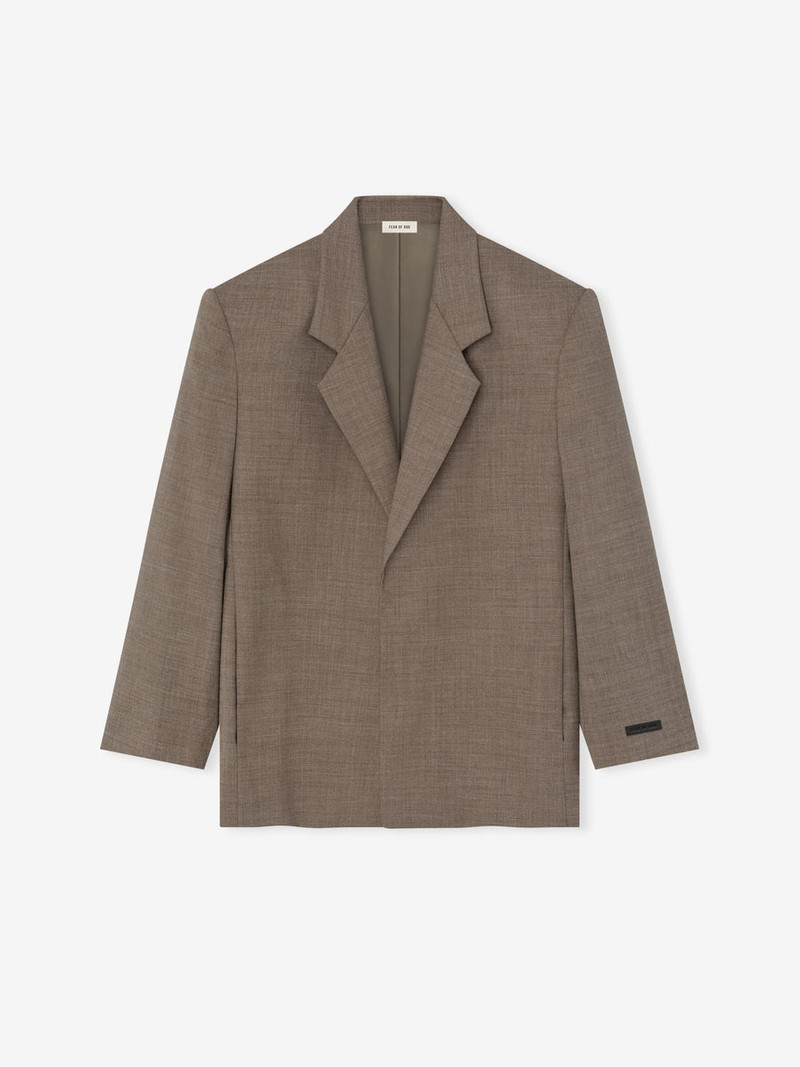 High Twist Wool Single Breasted Blazer 1