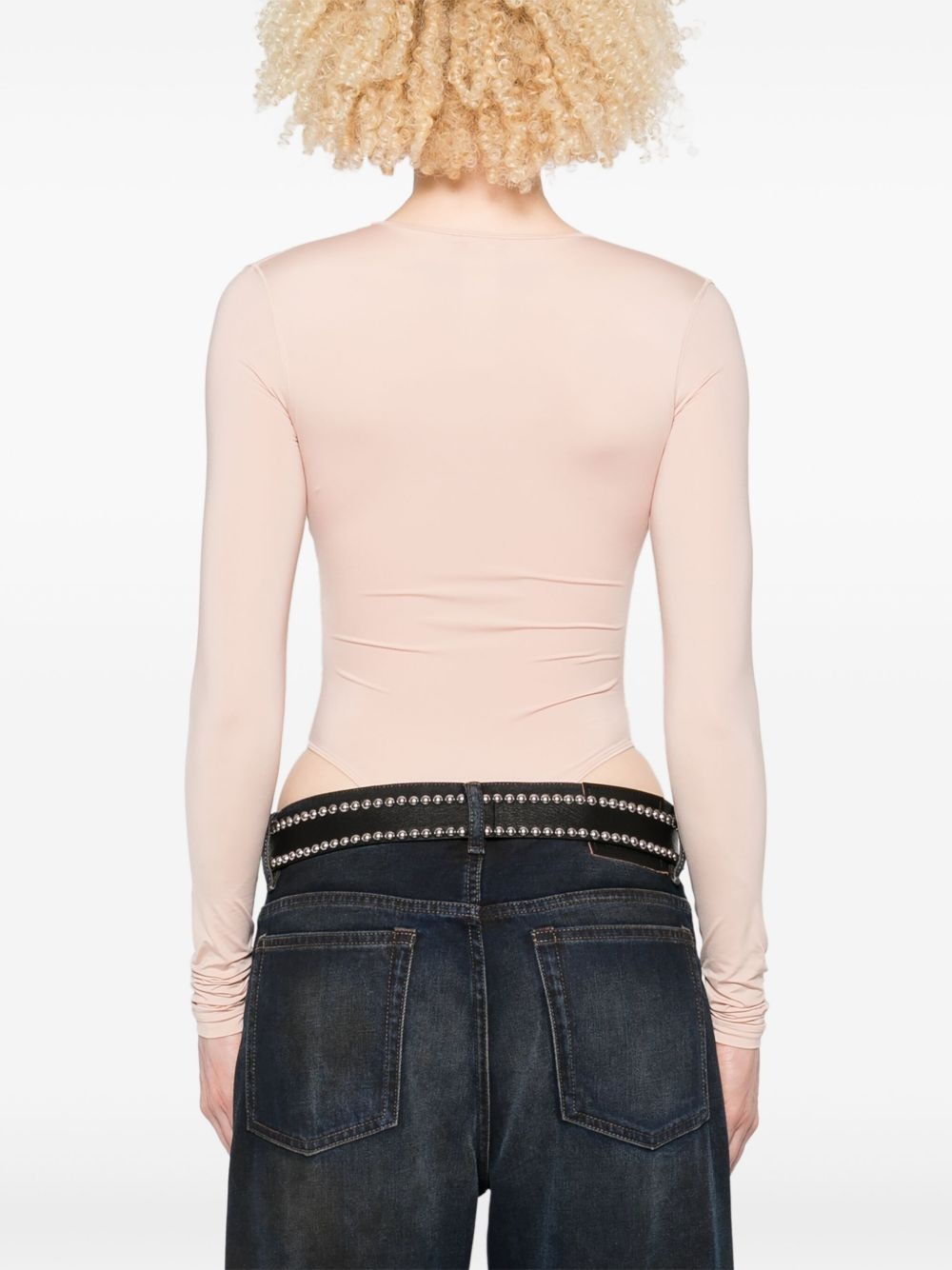 logo-motif bodysuit - 4