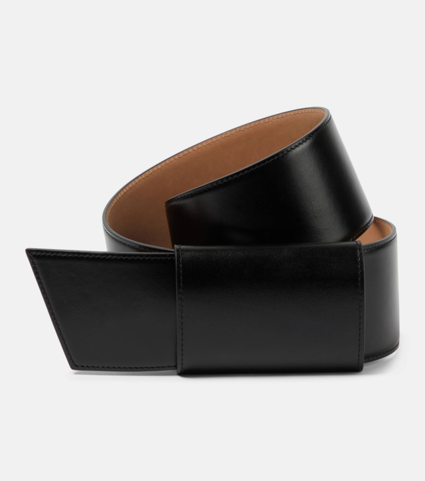 Knot leather belt - 1