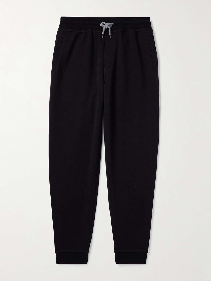 Tapered Cotton-Blend Jersey Sweatpants - 1