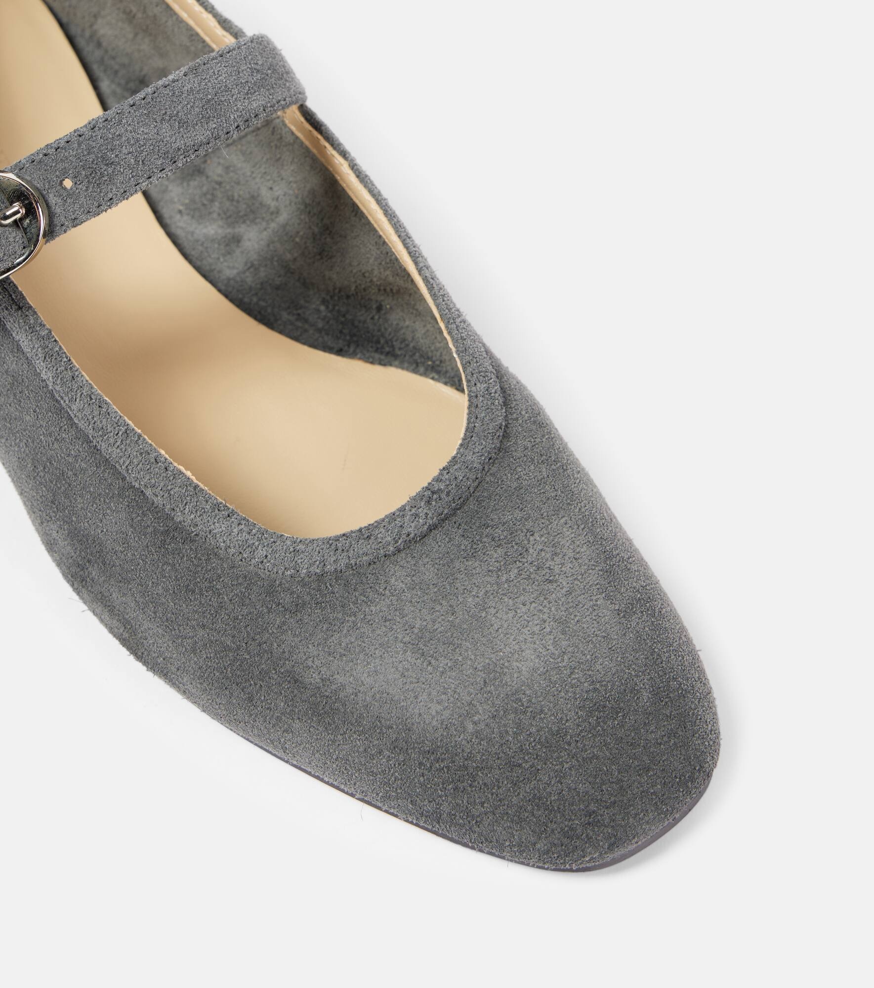 Suede Mary Jane flats - 5