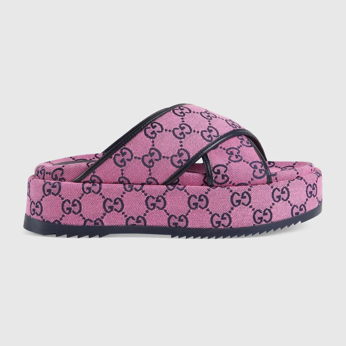 GG Multicolor platform sandal - 1