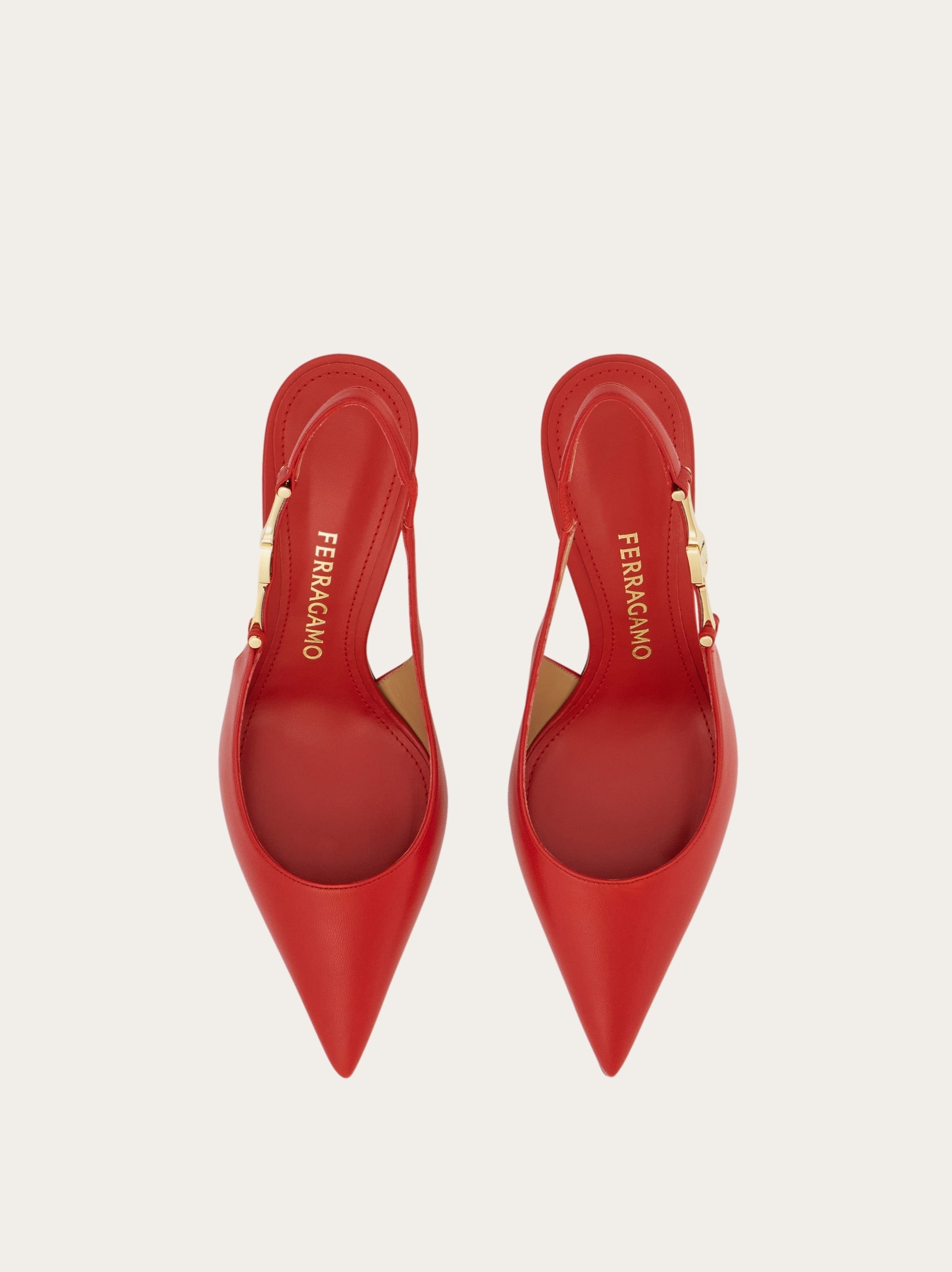 F buckle slingback pump - 2
