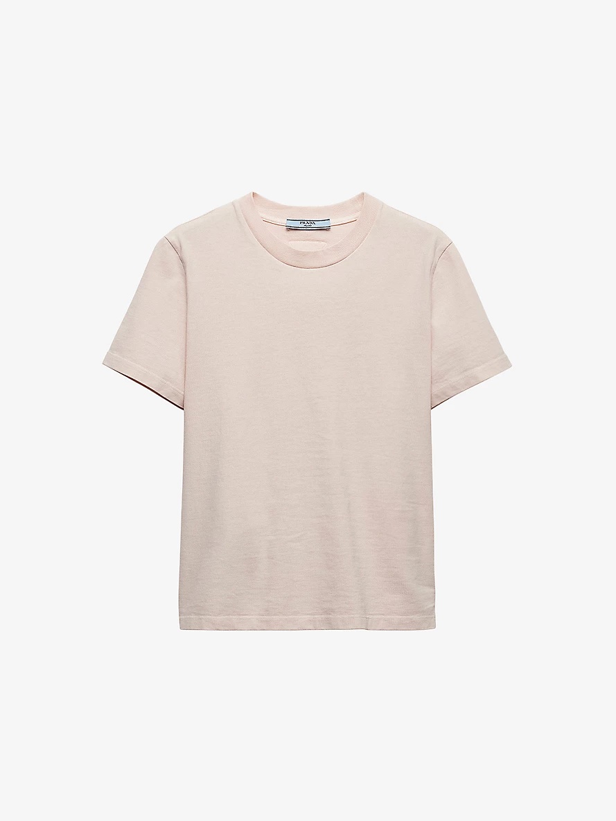 Logo-embroidered slim-fit stretch-cotton T-shirt - 1