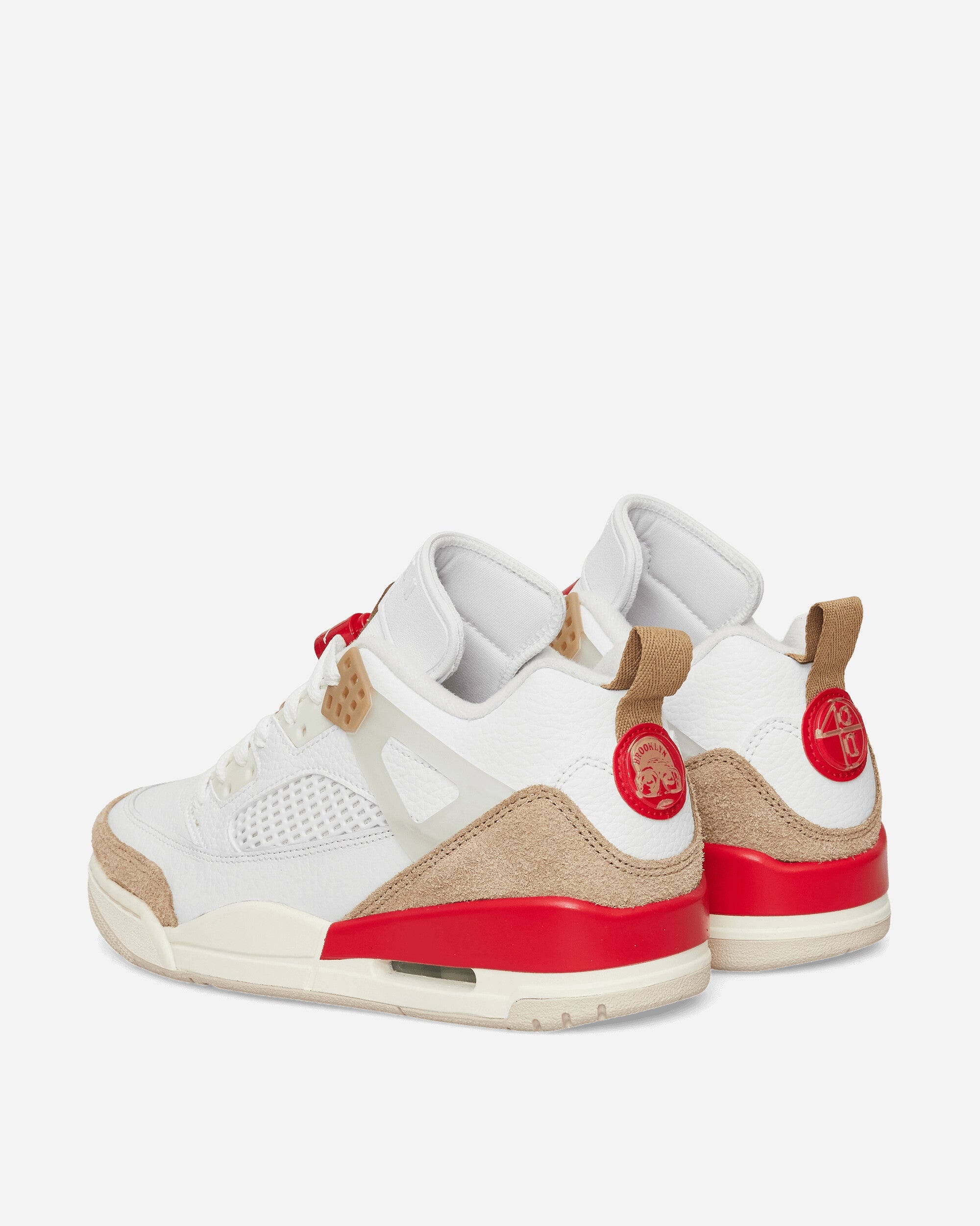 Jordan Spizike Low Sneakers Desert Camo / Sail / Fire Red - 4
