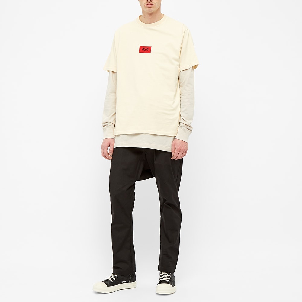 424 Box Logo Embroidered Essential Tee - 5