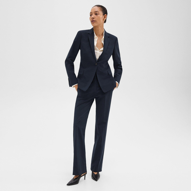 Theory Slim Blazer in Good Wool outlook