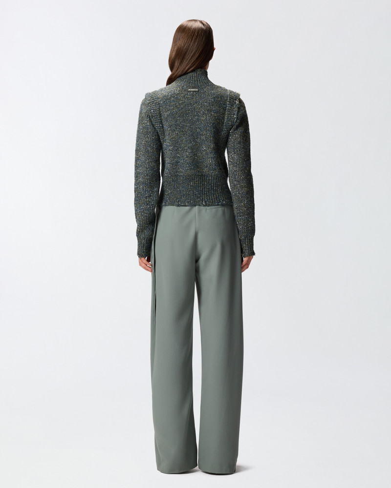 KNIT TURTLENECK WITH CABLE STITCH 4