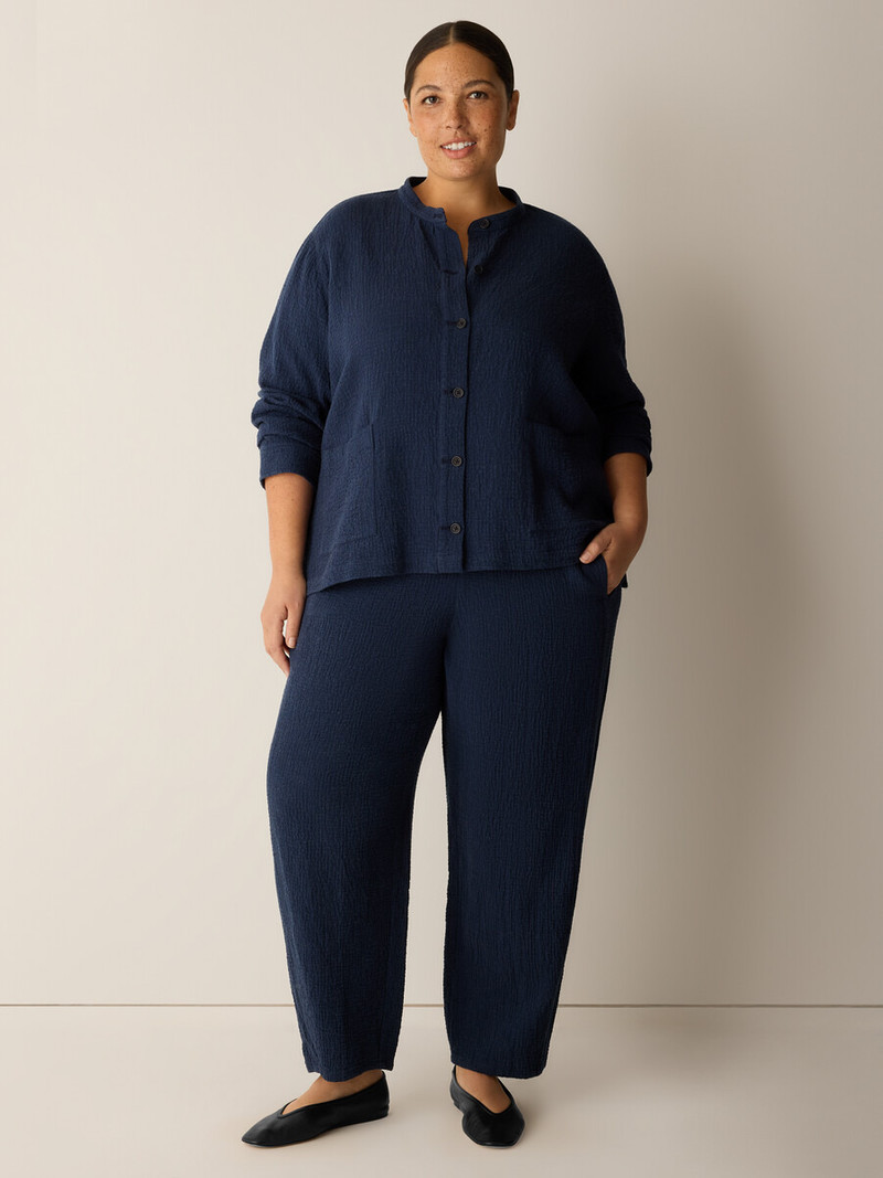 Organic Cotton Doubleweave Lantern Pant 6