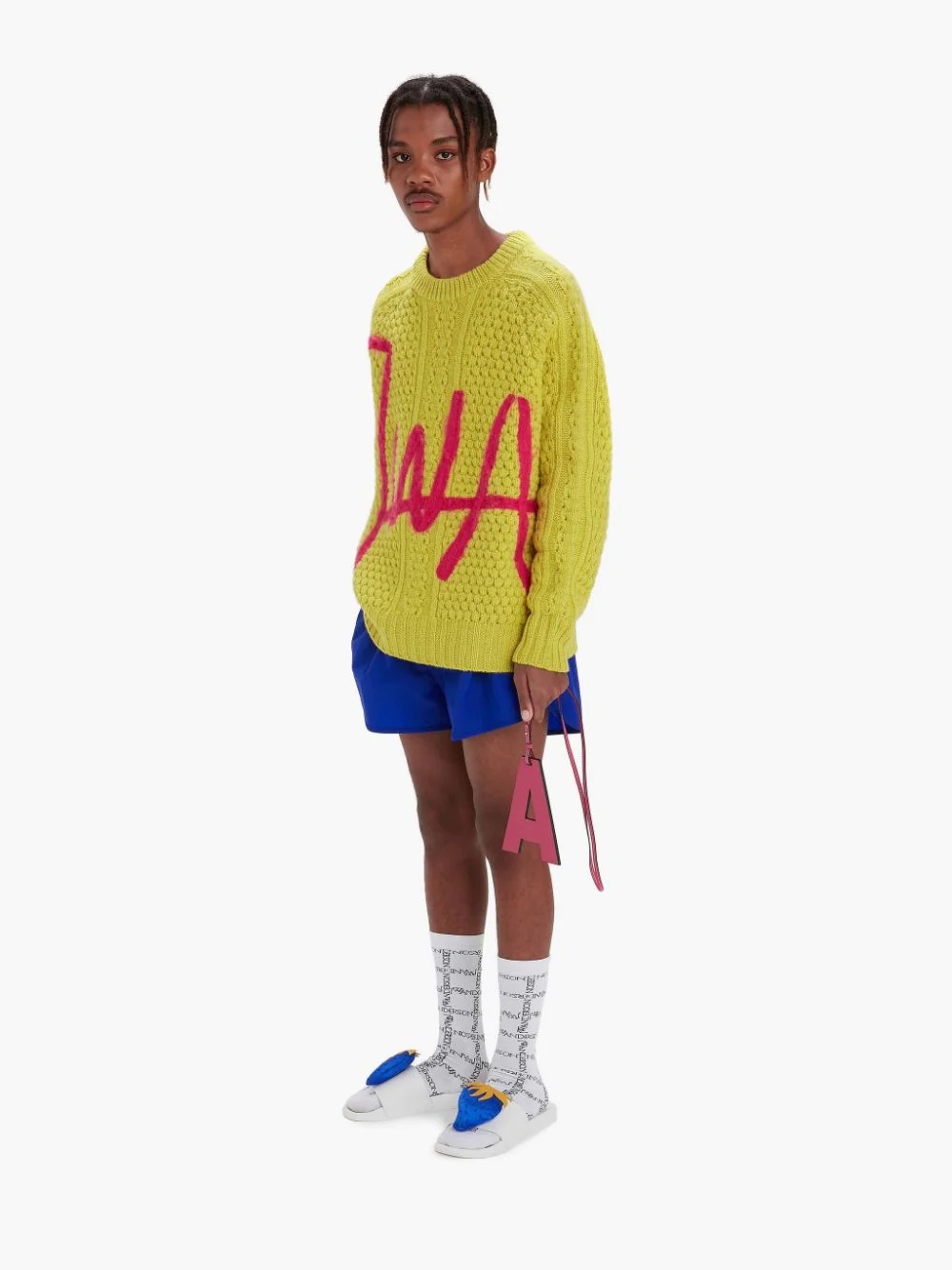 JWA CREWNECK CABLE  JUMPER - 4