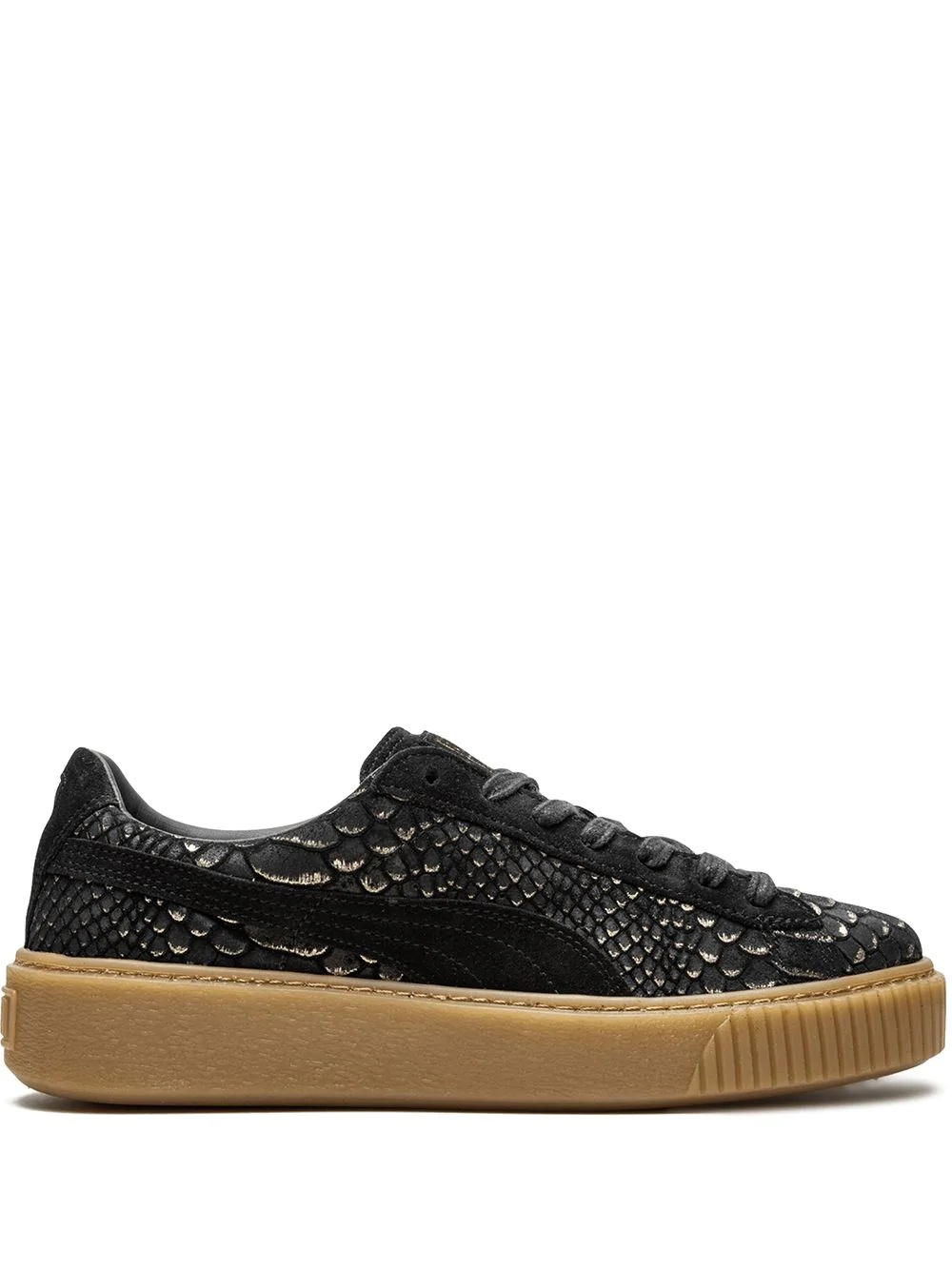 Platform Exotic Skin sneakers - 1