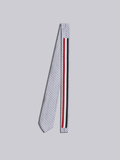 Thom Browne Navy Seersucker Classic Tie outlook