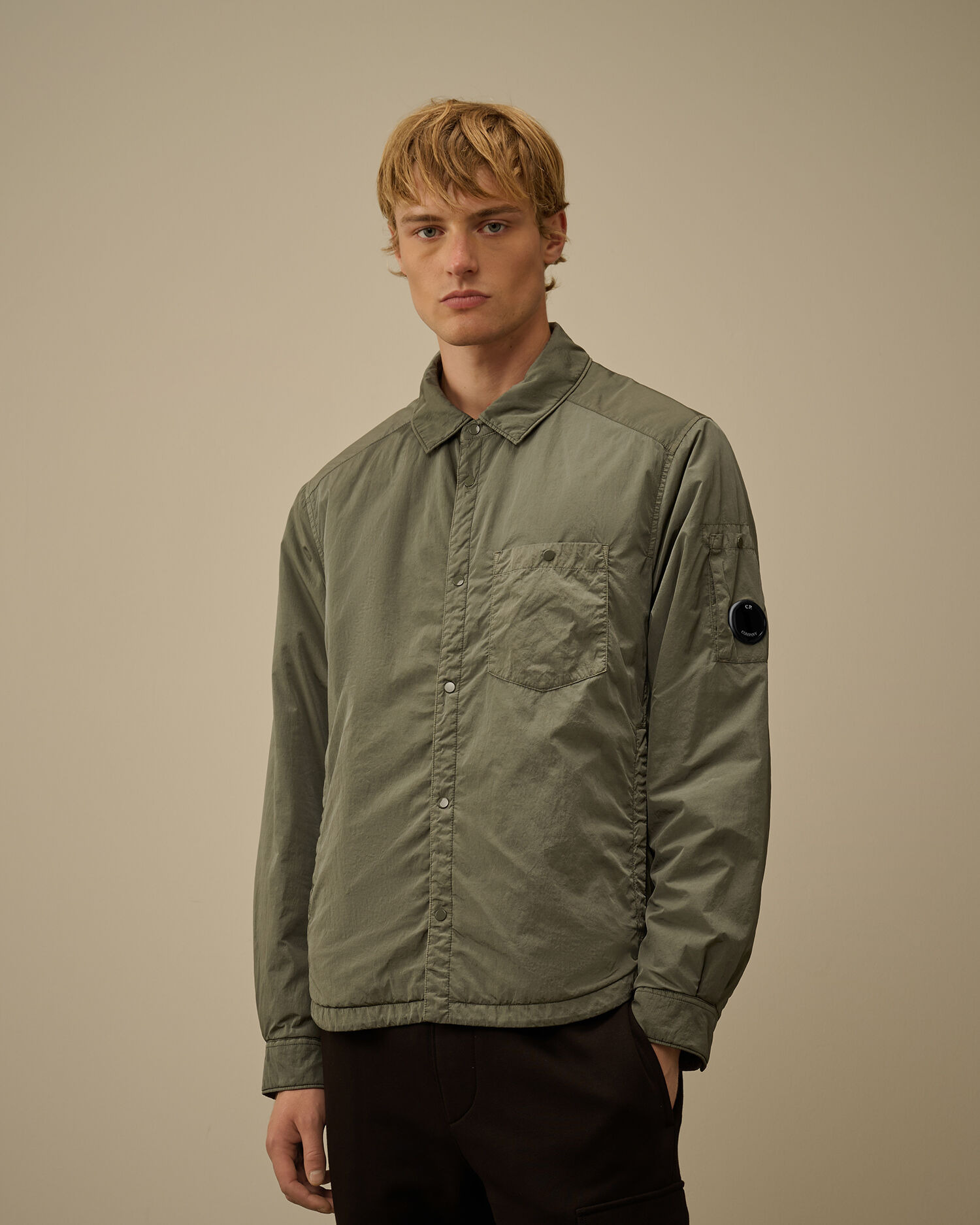 Chrome-R Lens Button Overshirt - 3
