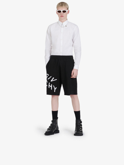 Givenchy GIVENCHY Refracted embroidered short pants outlook