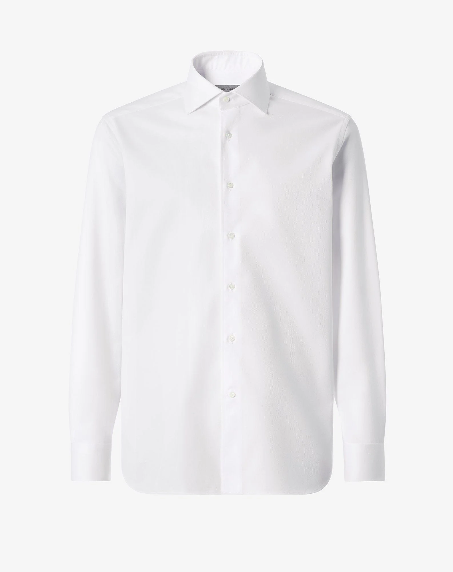 White textured cotton shirt - 1