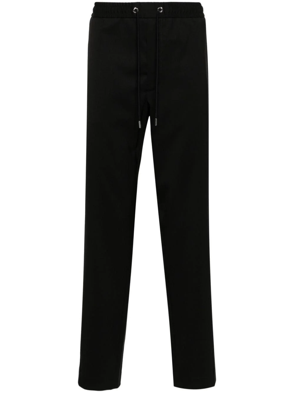 straight-leg gabardine track trousers - 1