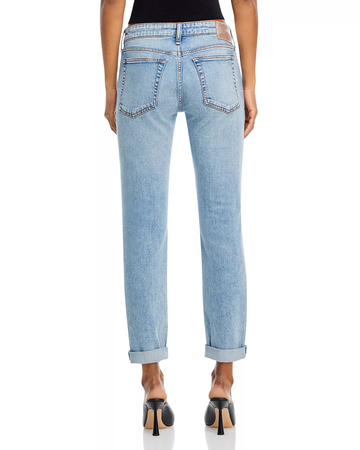 Dre Low Rise Ankle Slim Boyfriend Jeans - 3