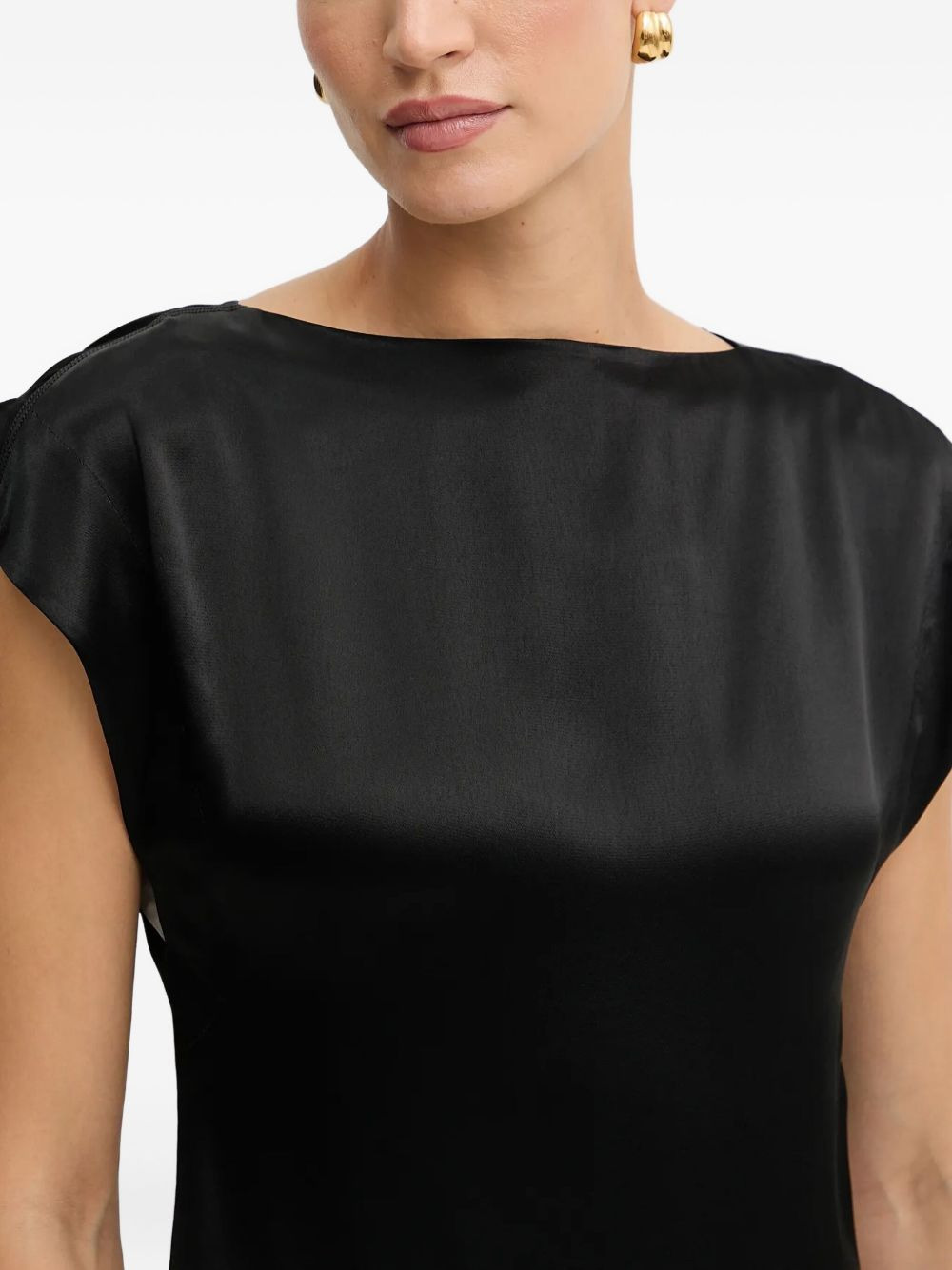 mock-neck blouse - 5