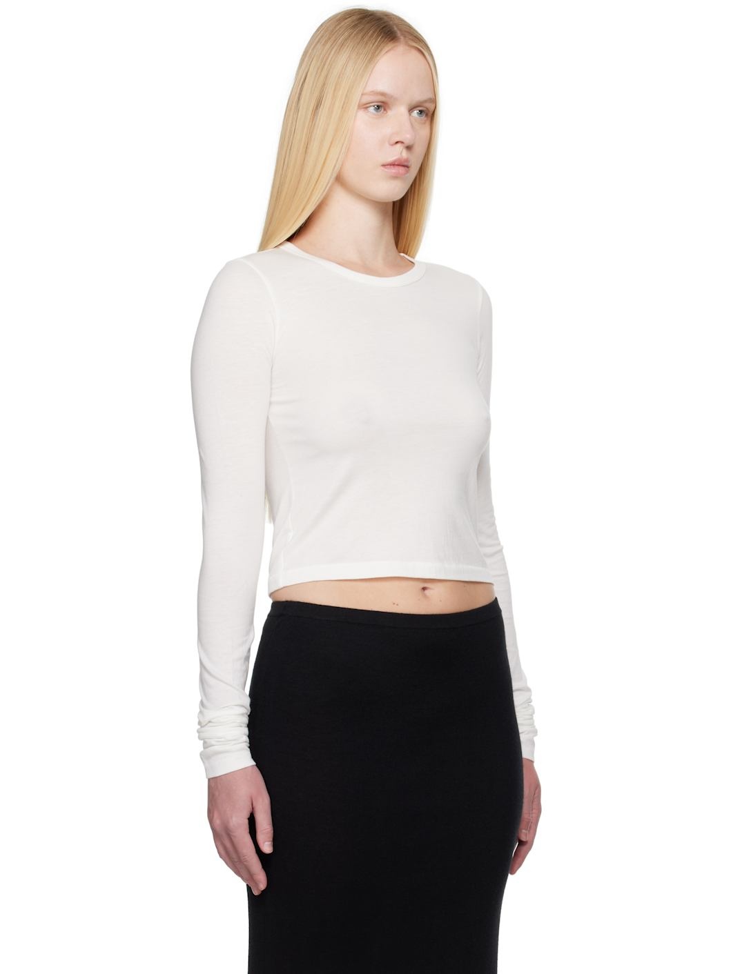 Off-White Long Sleeve Baby T-shirt - 2