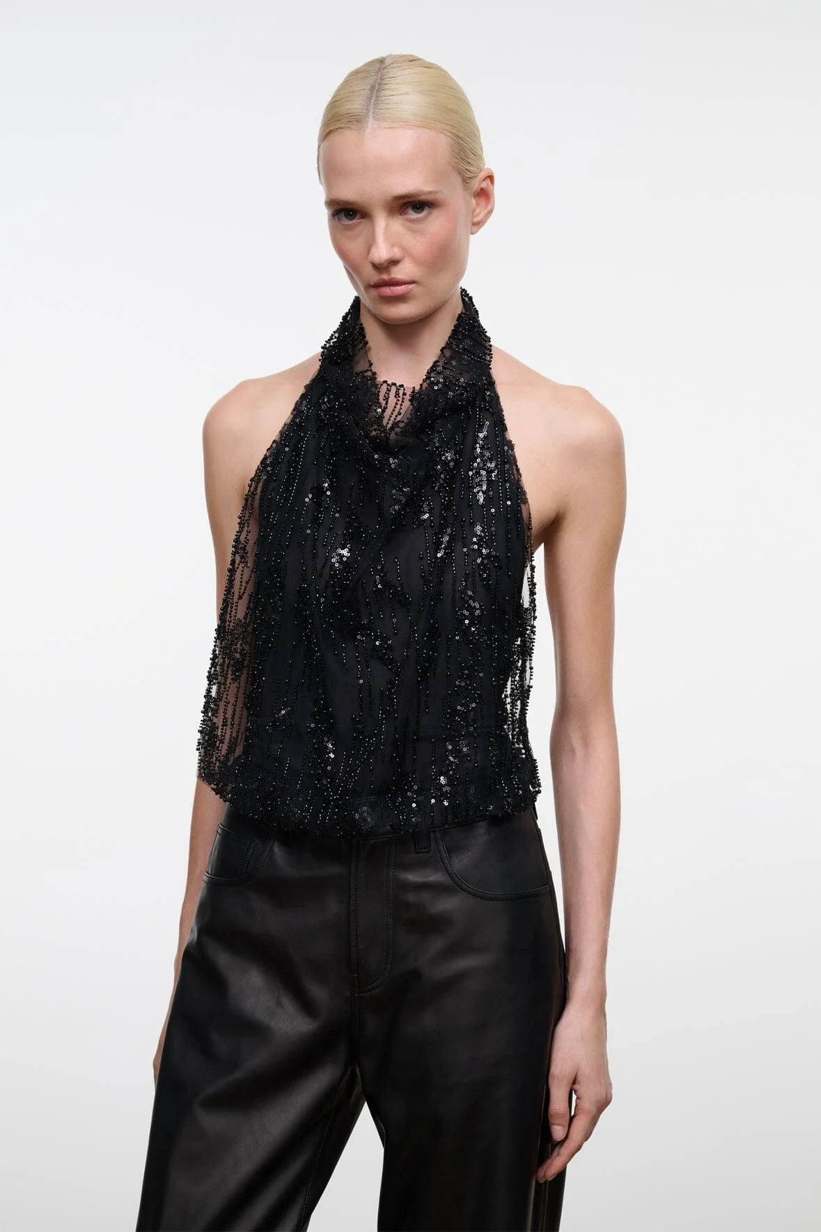 STAUD MONAY BODYSUIT BLACK - 1
