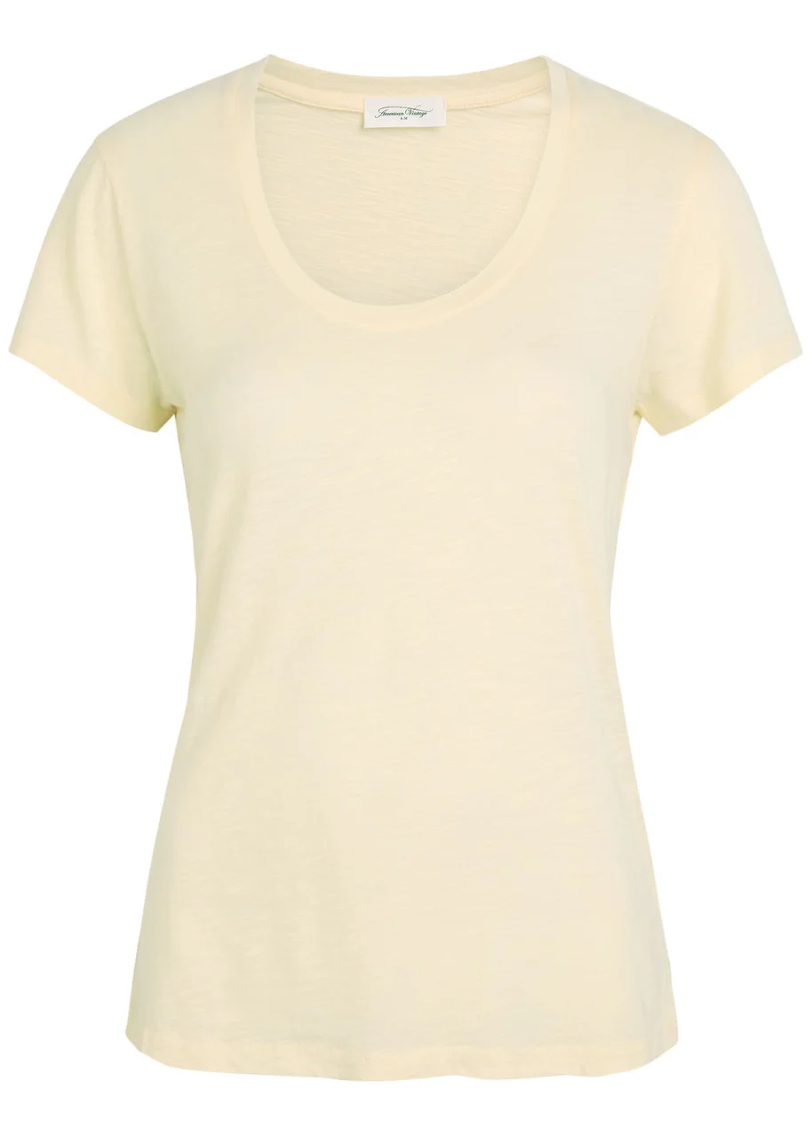 American Vintage Jacksonville Slubbed Cotton-blend T-shirt - 1