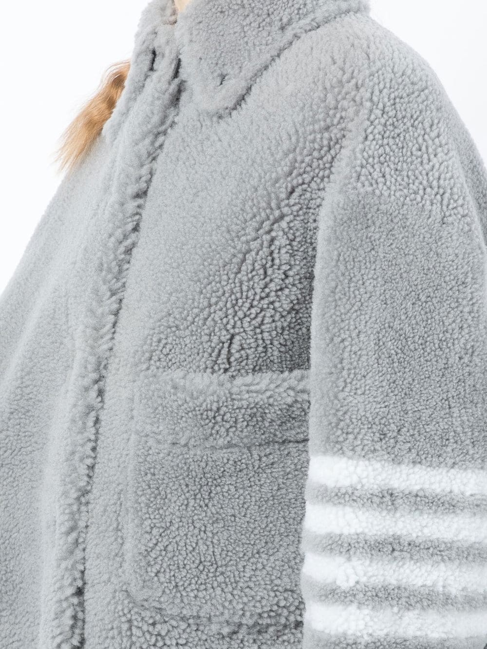 4-Bar oversized shirt jacket - 5