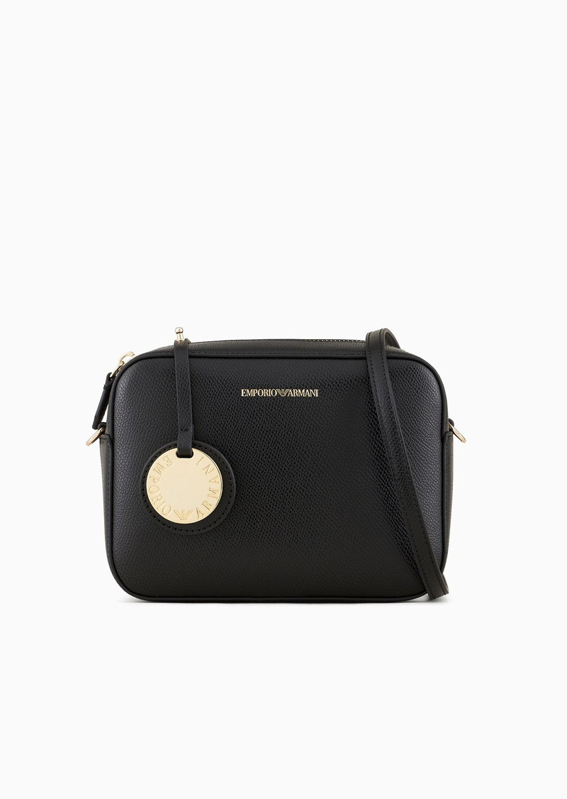 Palmellato leather-finish camera case with shoulder strap 1