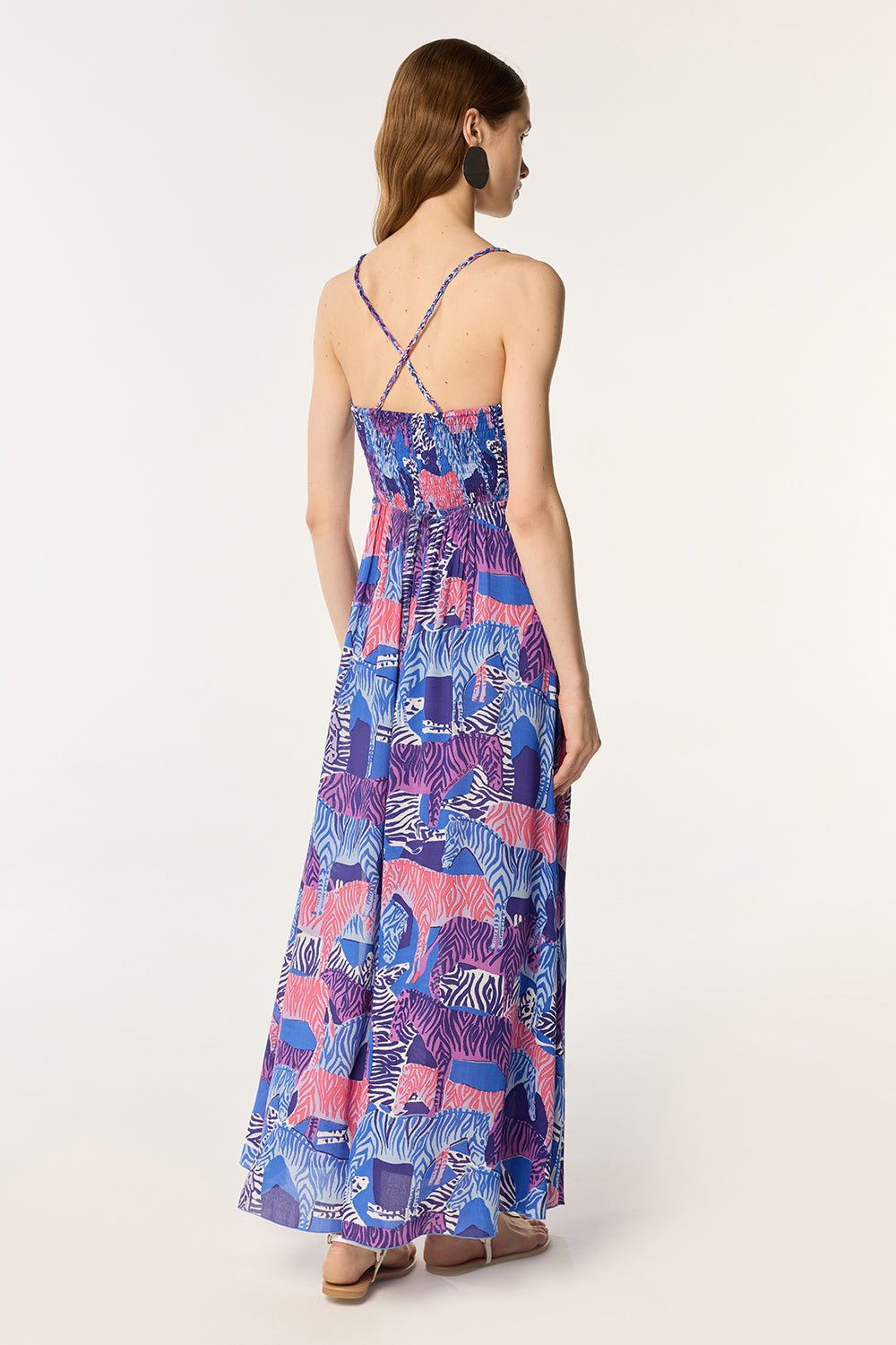 Long Dress Cara - Blue Ashanti - 4
