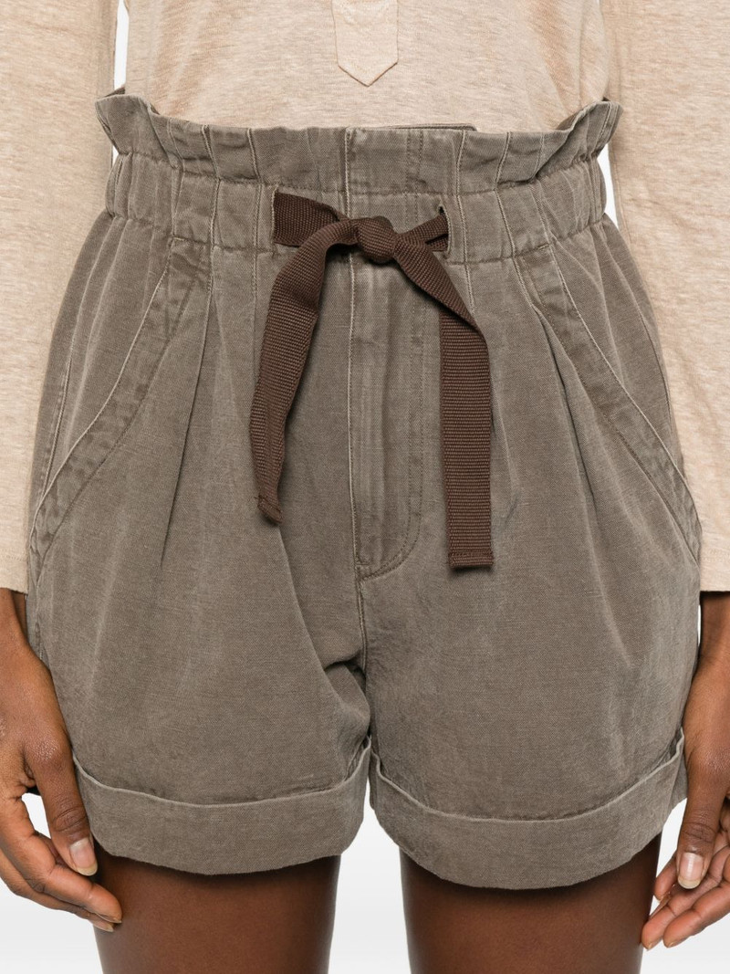 Nirma drawstring pleated shorts 5