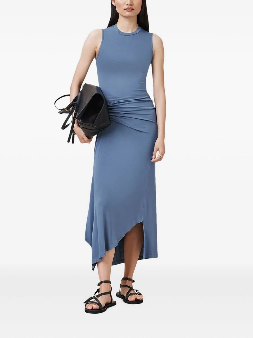 Rivi draped asymmetric dress - 1