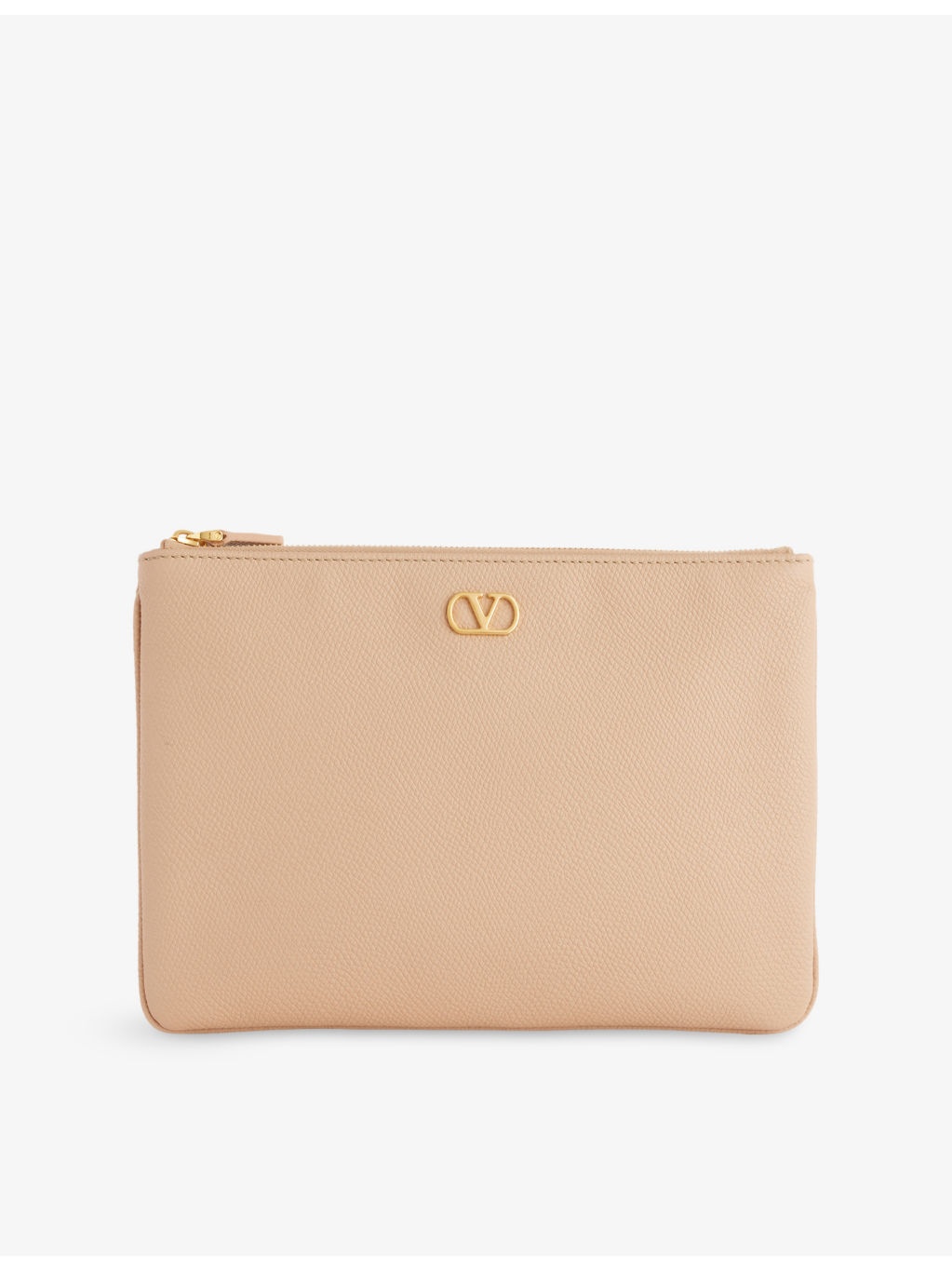 VLogo Signature Leather Pouch - 1
