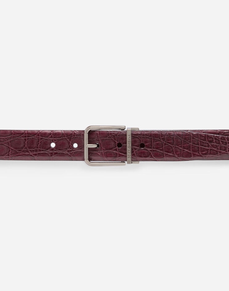 Crocodile nappa belt - 3